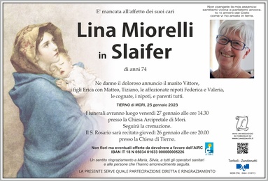 Miorelli Lina in Slaifer