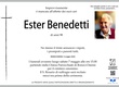 Benedetti Ester