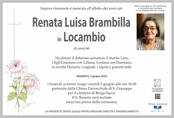 Brambilla Renata Luisa in Locambio