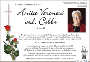 Veronesi Anita ved. Cobbe