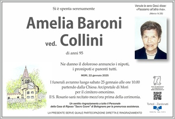 Baroni Amelia ved. Collini