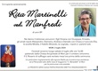 Martinelli Rita ved. Manfredi