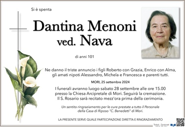 Menoni Dantina ved. Nava