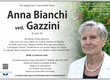 Bianchi Anna ved. Gazzini