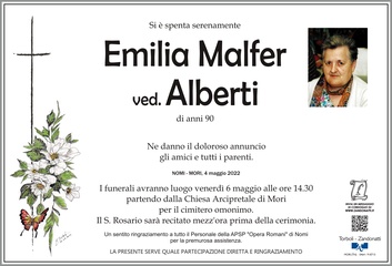 Malfer Emilia ved. Alberti