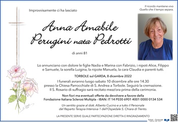 Pedrotti Anna Amabile ved. Perugini