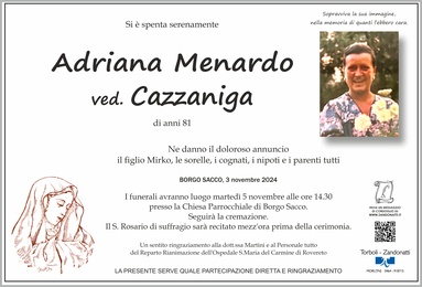 Menardo Adriana ved. Cazzaniga