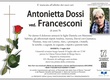 Dossi Antonietta ved. Francesconi