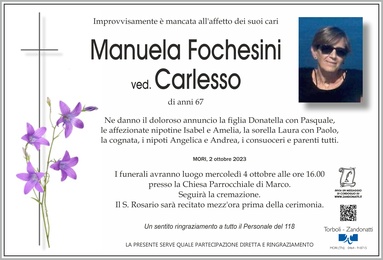 Fochesini Manuela ved. Carlesso