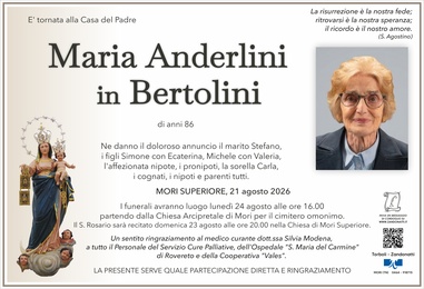 Anderlini Maria in Bertolini