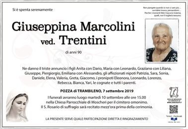 Marcolini Giuseppina ved. Trentini