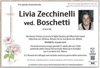 Zecchinelli Livia ved. Boschetti