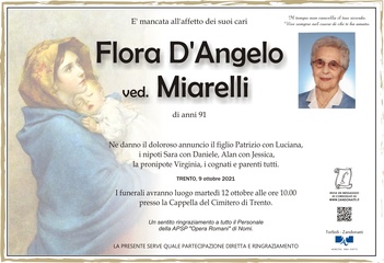 D'Angelo Flora ved. Miarelli