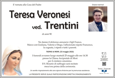 Veronesi Teresa ved. Trentini
