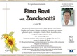 Rossi Rina ved. Zandonatti
