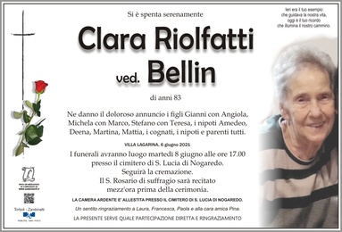 Riolfatti Clara ved. Bellin
