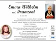 Wilhelm Emma ved. Franzoni