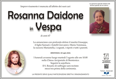 Daidone Rosanna in Vespa