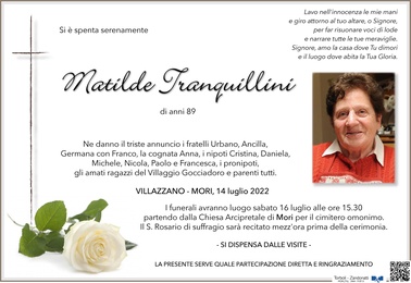 Tranquillini Matilde