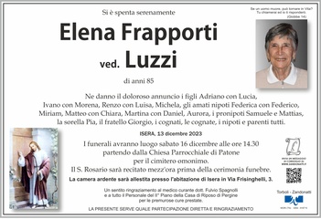 Frapporti Elena ved. Luzzi