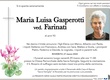 Gasperotti Maria Luisa ved. Farinati