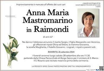 Mastromarino Anna Maria in Raimondi