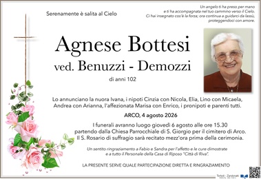 Bottesi Agnese ved. Benuzzi