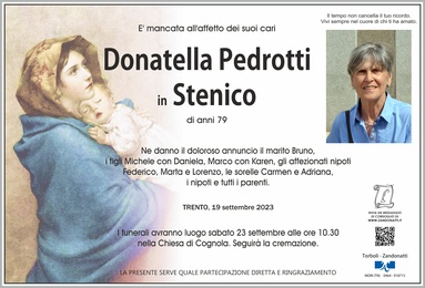 Pedrotti Donatella in Stenico