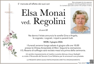 Monai Elsa ved. Regolini