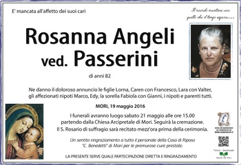 Angeli Rosanna ved. Passerini