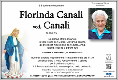 Canali Florinda ved. Canali