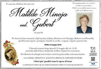 Minoia Matilde ved. Gubert