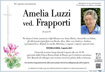 Luzzi Amelia ved. Frapporti