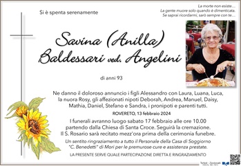 Baldessari Savina ved. Angelini