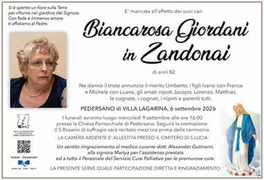 Giordani Biancarosa in Zandonai