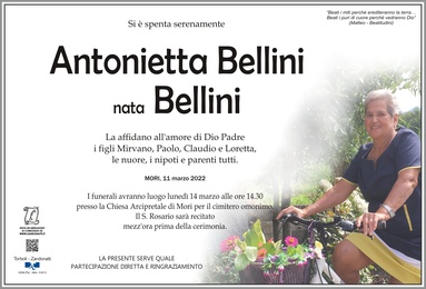 Bellini Antonietta nata Bellini
