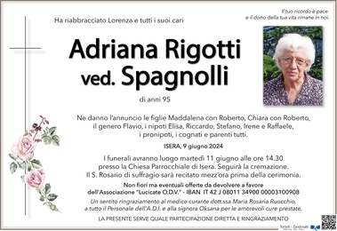 Rigotti Adriana ved. Spagnolli