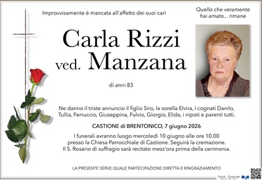 Rizzi Carla ved. Manzana