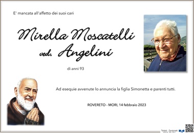 Moscatelli Mirella ved. Angelini